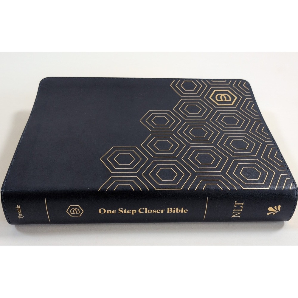 One Step Closer Bible NLT Black Leatherlike Candace Cameron Bure DaySpring